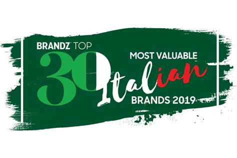 Top 30 italian brands 